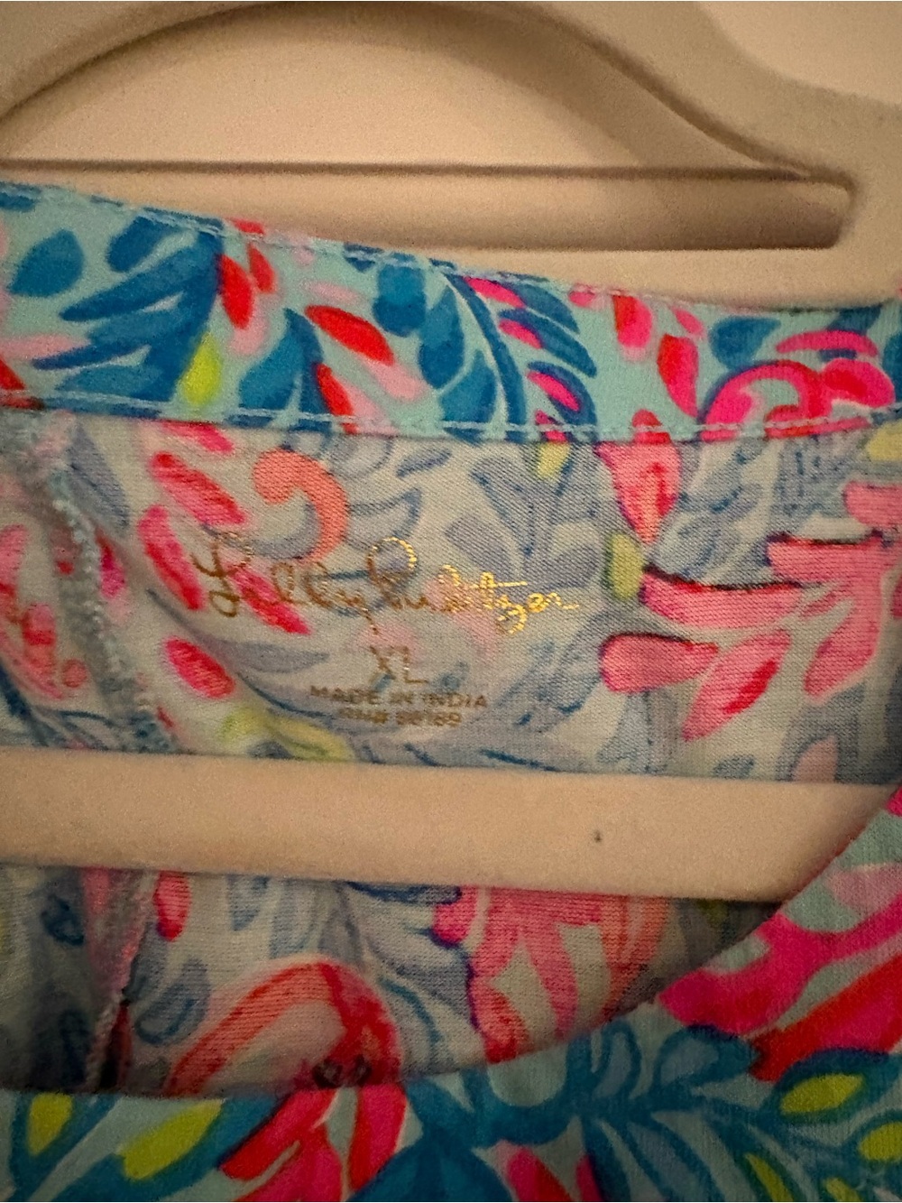Lilly Pulitzer Diann Shift Dress in Surf Blue Flim Flam - Picture 2 of 3